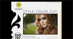 Desktop Screenshot of hairtimewithscarlet.com